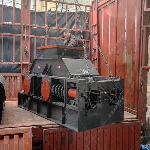 800x600型單臺(tái)對輥破碎機(jī)發(fā)貨 發(fā)往廣西 